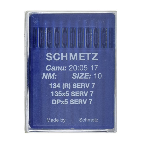 [X20:05.17/100] 134 SERV 7 Sewing Needles Schmetz 135x5 SERV 7 - DPx5 SERV 7 | CANU: 20:05 17