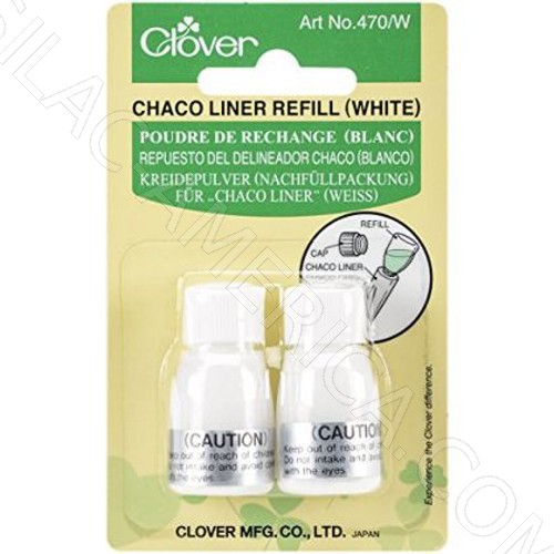 Chaco Liner Refill - WHITE - 2.8 gr (2 Pcs) Clover # 470/W