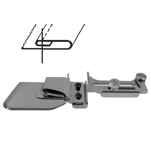 [25163/10] 25163 (F72 B) - Adjustable Double Upturn Swing Hemmer (Made in Italy)