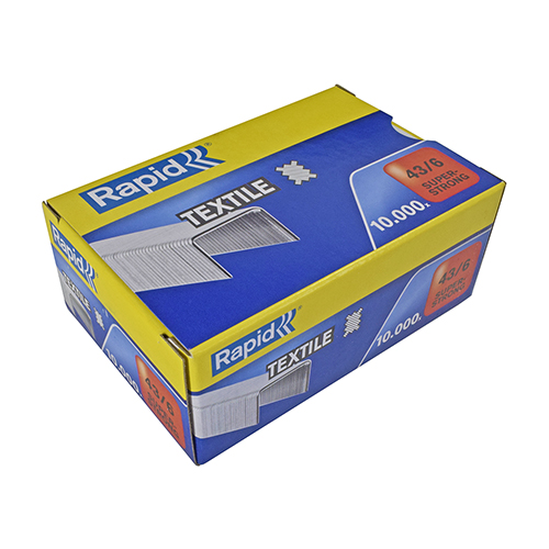 [C85] 43/6 RAPID | Staples 6x10mm (10,000 pcs/box) (Genuine)