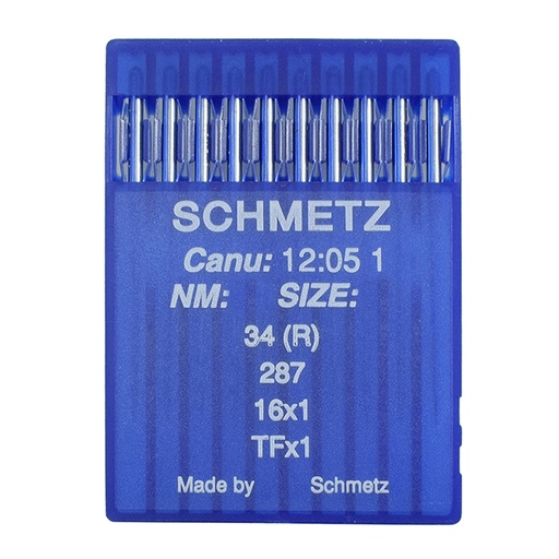 [X12:05.1/100] 34 R | Sewing Needles SCHMETZ 287 - 16x1 - TFx1 | CANU: 12:05 1