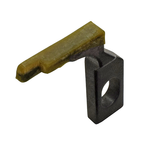 [28107] Main Feed Dog, Marked "AG", Vulcanized Rubber Feed Surface UNION SPECIAL 39500 TA # 39505 AB