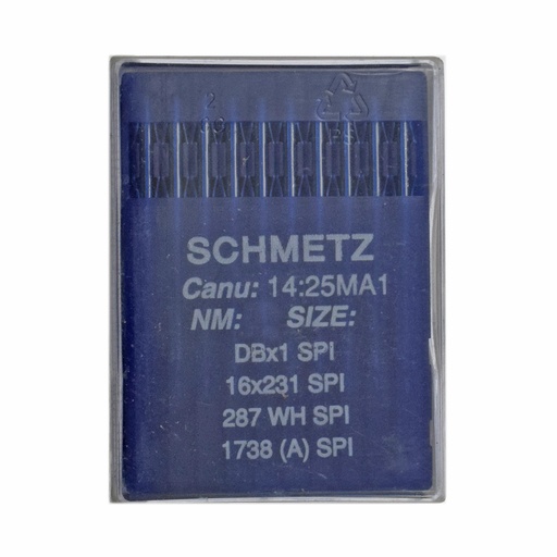 [X14:25MA1/100] 1738 A SPI | Sewing Needle Schmetz DBx1 SPI ; 287 WH SPI | CANU: 14:25MA 1