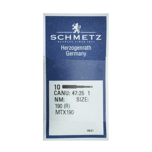 [X47:25.1/100] 190 R | Sewing Needles Schmetz | CANU: 47:25 1