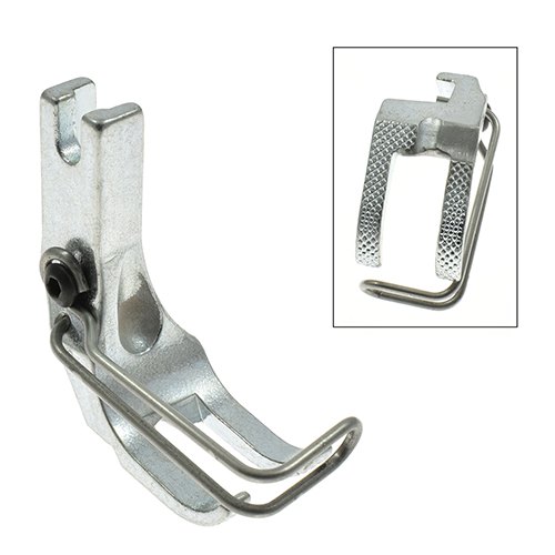 [14001/10] 14001 (67ED/SC) | Piping Outer Presser Foot DURKOPP-ADLER 267, 269, JUKI LS-1342, LU-1508 (Made in Italy)