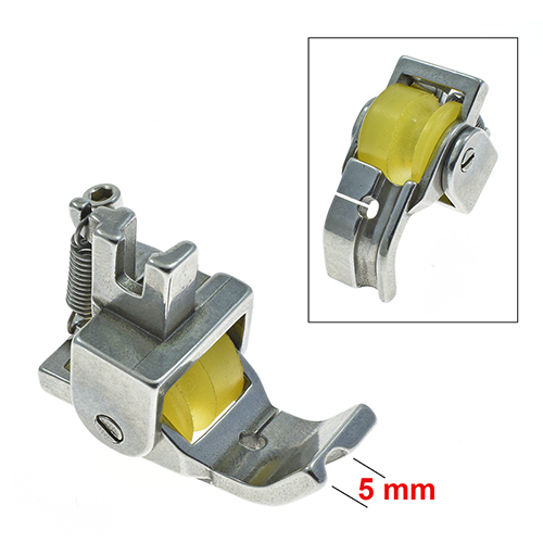 [27258/5-L] 5mm Left Grooved Roller Foot with Plastic Roller