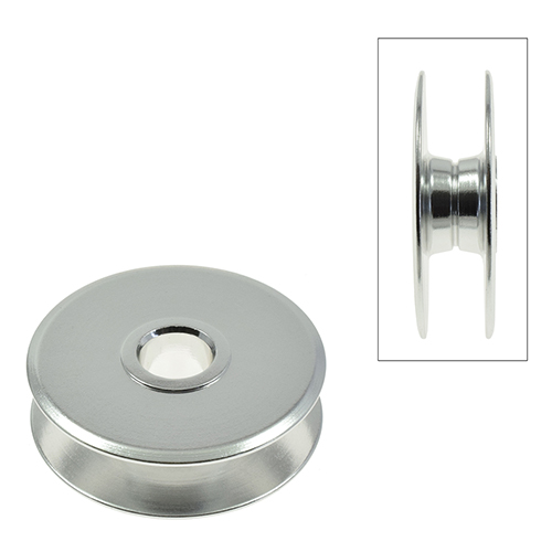 [7146] Aluminum Bobbin - 25.1x7.8x5.9mm - BROTHER # 159158-0-01 (RUNNING)