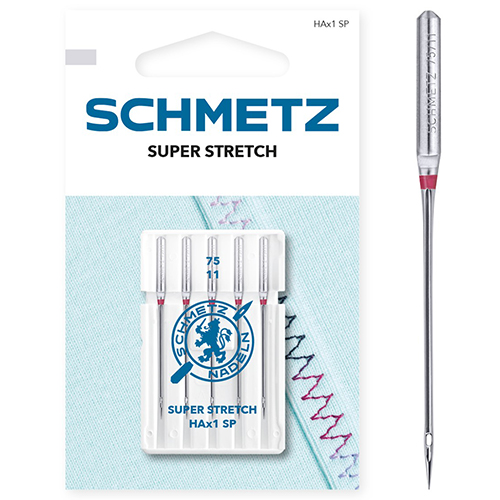 [27661] HAx1 SP | Super Stretch Needles Schmetz (5 pcs)