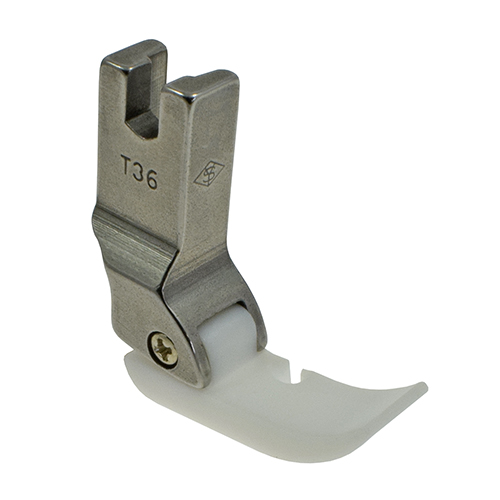 [13592] 10.5mm Wide PTFE Right Cording Presser Foot # T36 (YS)