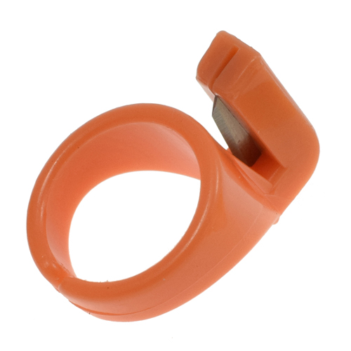 [B26/A] Ring Type Thread Cutter (Orange, Small Size) # TC-RG03O