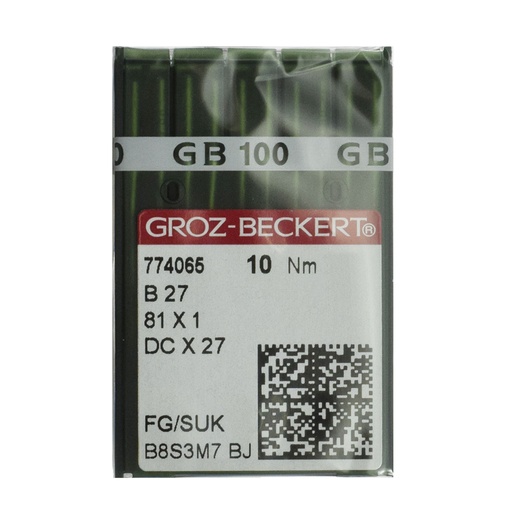 [774042] B27 SUK | Sewing Needles GROZ-BECKERT 81X1 / DCX27 / DCX1 FG