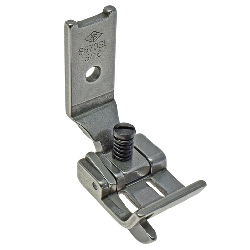 [13615/1] 13615 | Presser Foot for 2-Needle Machines, with Left Guide 1/32" # S570SL (YS)